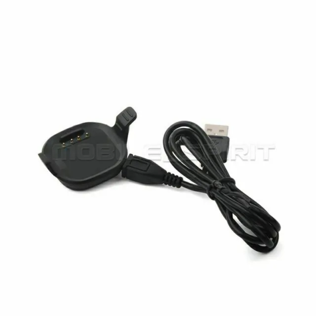 USB Charging Charger Cradle Dock for Garmin Forerunner 10 & 15 GPS Watch Small S