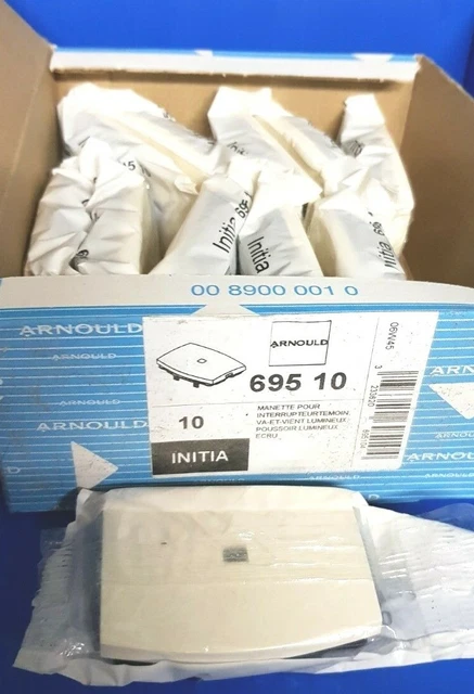 Arnould INITIA ref 69510 Manette inter Va et vient lumineux écru a l'unité