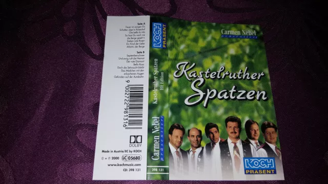 Musikkassette Carmen Nebel präsentiert Kastelruther Spatzen Hit Edition - Album
