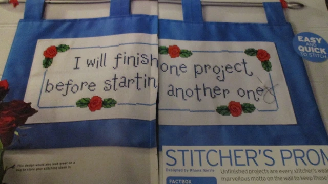 'Stitcher's Promise' cross stitch chart(only)