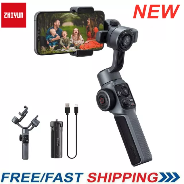 Zhiyun Smooth 5S Gimbal Stabilizer for Smartphone iPhone YouTube TikTok Video