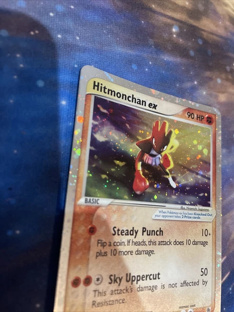 POKEMON CARD HITMONCHAN ex 98/109 Holo EX Ruby & Sapphire Set NM-LP EUR ...