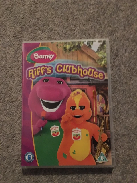 BARNEY: RIFF'S CLUBHOUSE DVD disc and artwork only no case good ...