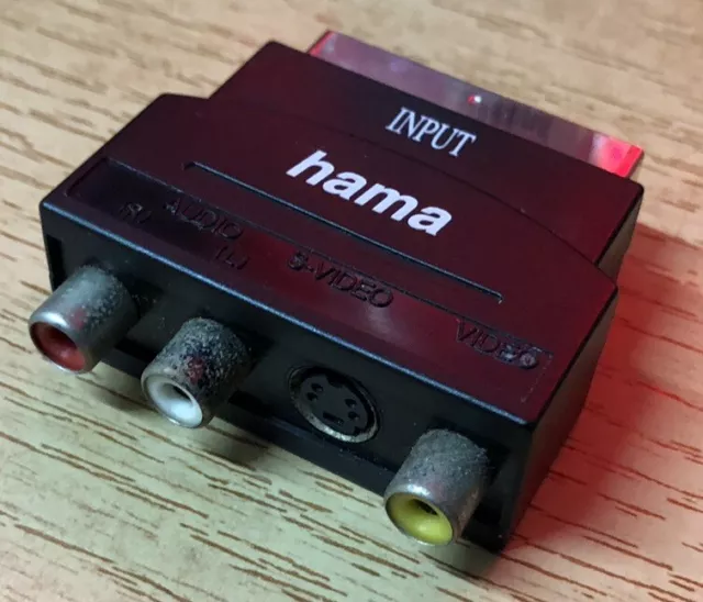 Hama SCART auf Composite Audio Video und S-Video Adapter