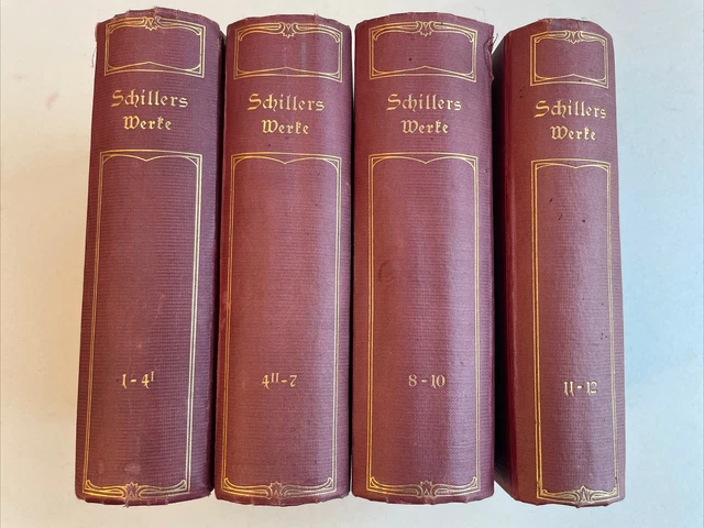 Schillers Werke 1-12 4冊セット Schillers Werke 1-12 4冊セット Schillers Werke (12 volume