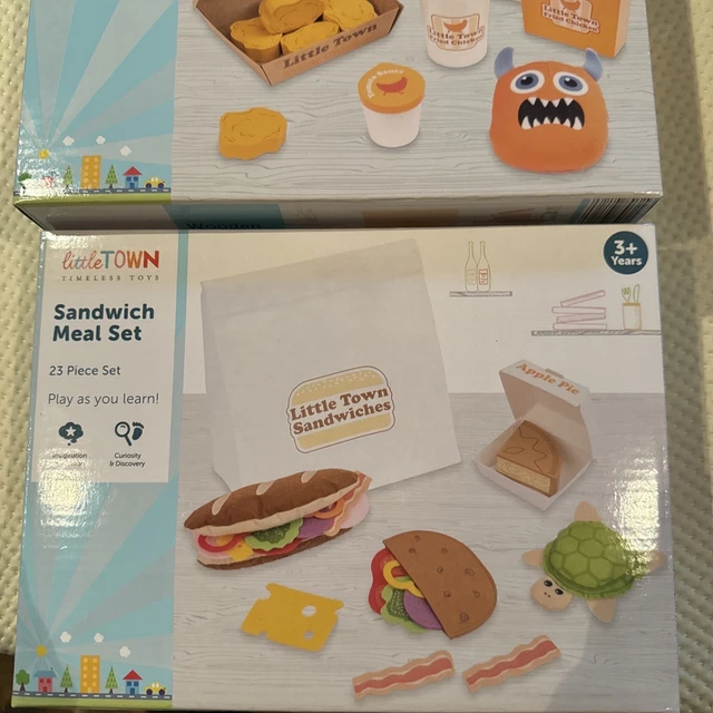 ALDI LITTLE TOWN wooden toys £35.00 PicClick UK