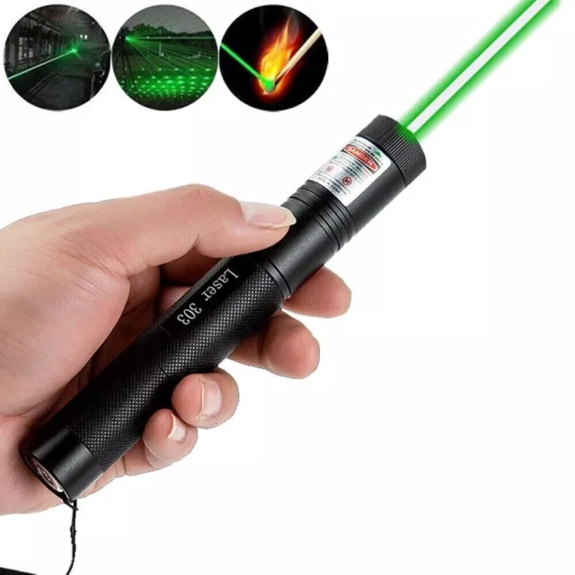 Laser Pointer Mega Range Extremely Strong Very Light 1mW Micro USB Green 8000M 2