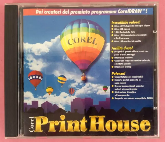 Corel Print House Win 3 e Win NT3,5 e Win 95