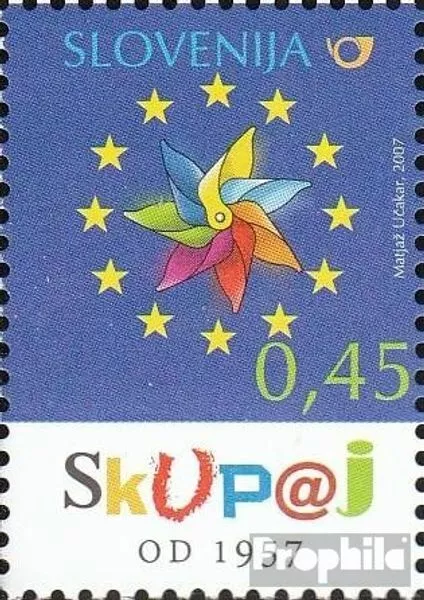 Slowenien 647 (kompl.Ausg.) postfrisch 2007 50 Jahre Römische Verträge