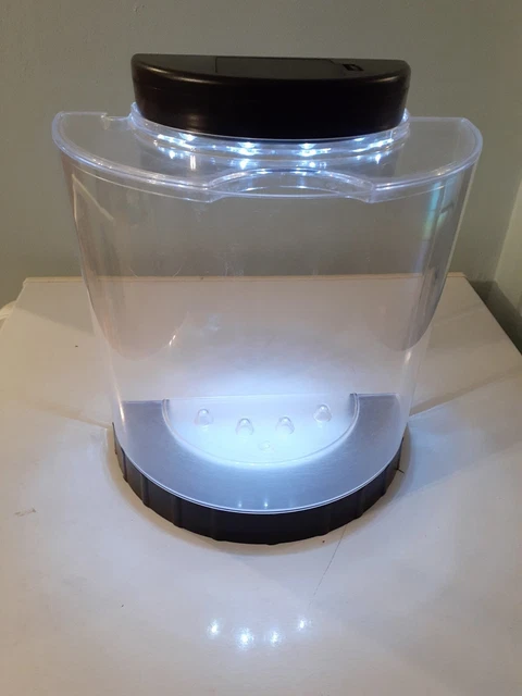 Mini Aquarium Small Fish and Shrimp Tank Dormitory Desktop(tank and light only) 2