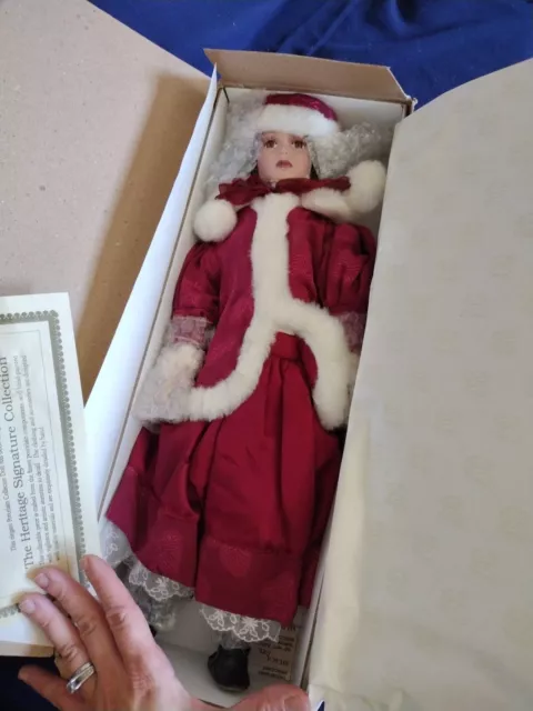 heritage signature collection porcelain doll Kelly 12412