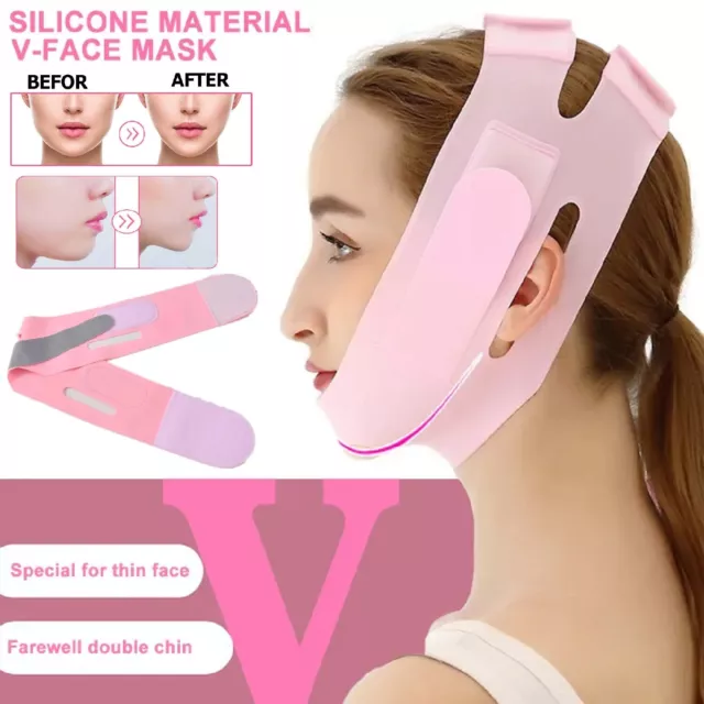 Face V-line Slimming Mask Belt Strap Double Chin Lifting Cheek Firming Band Lift