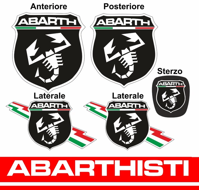 Autocollant 3D Fiat Tipo Logo Blason Capot + Arrière Effet Carbone - Neuf