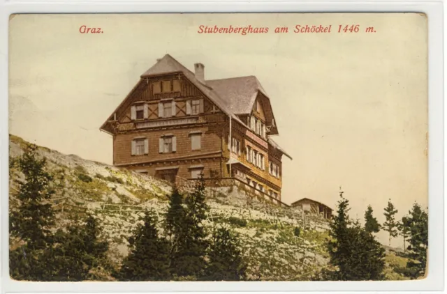 AK Graz, Sankt Radegund, Stubenberghaus am Schöckel, 1909