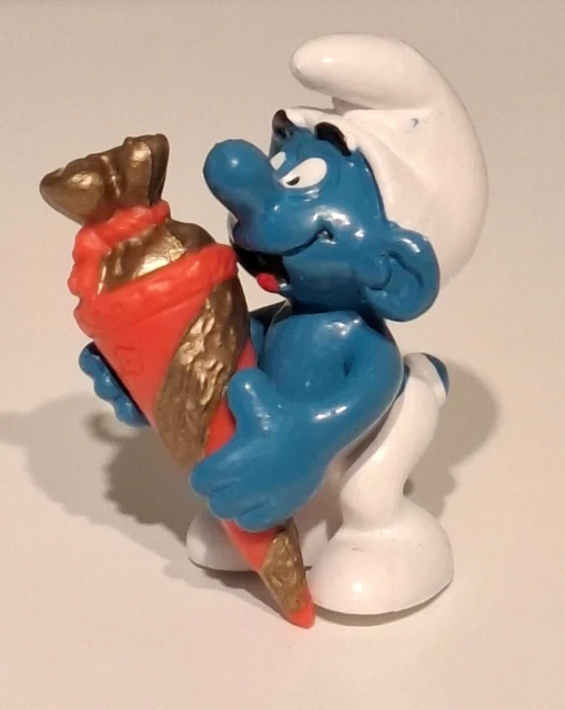 Figurine Schtroumpf Schleich – Cone Surprise 20219, état TBE