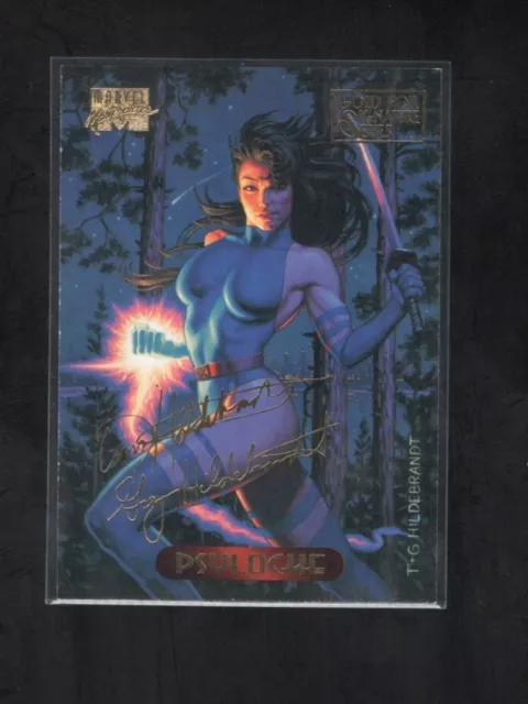 1994 Marvel Masterpiece Gold Signature Series #93 Psylocke