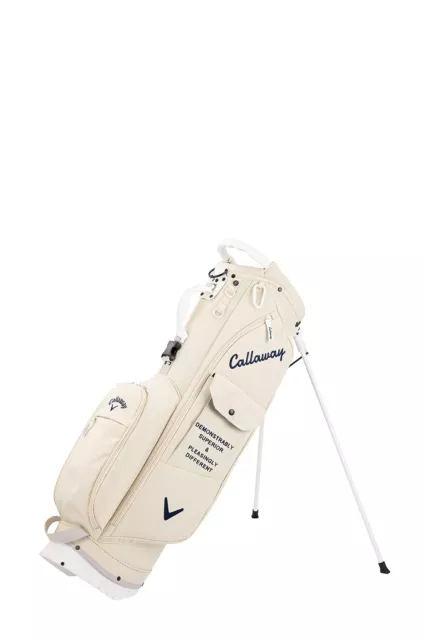 VESSEL Golf Men's Stand Caddy Bag VLS LUX 7.5 x 47 inch 2.8kg Natural From  Japan