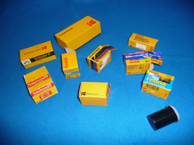 13x vintage kodak filme advantix kodachrome25 panatomic-x und andere abgelaufen