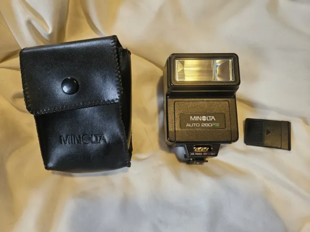 Minolta Auto 280PX electronic flash for 35mm camera