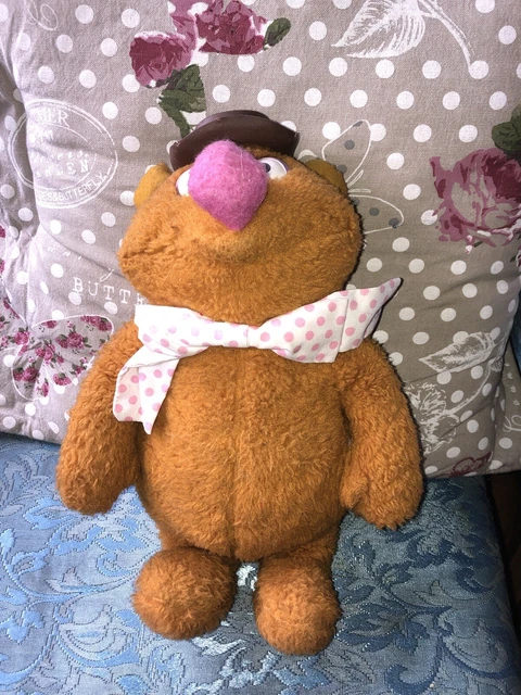 Vintage 1976 Fisher Price Fozzie Bear 14" Stuffed Doll Muppet Show Jim Henson