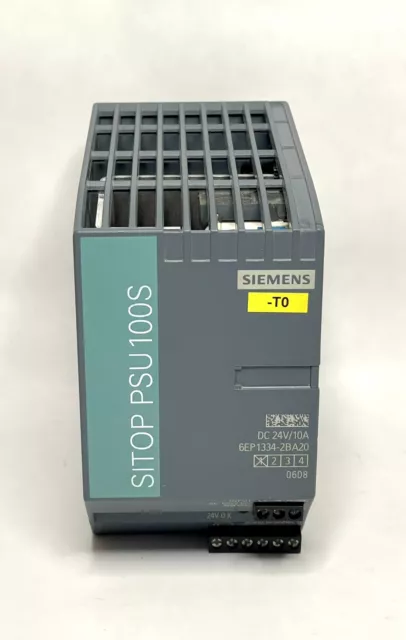 Siemens 6EP1334-2BA20 Sitop PSU100S Power Supply 120/230v-ac 24v-dc 10A -working