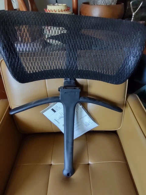 Alera EQ Series Headrest ALE-EQHR18 Black Mesh-Open Box