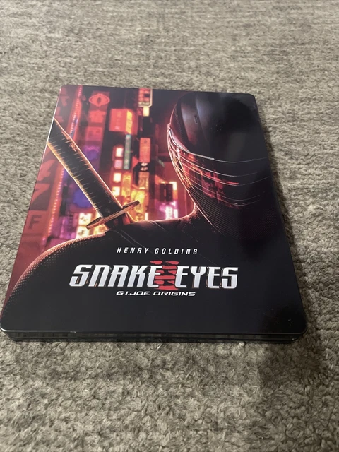 SNAKE EYES GI Joe Origins Steelbook (4K & Blu-ray With Digital Code