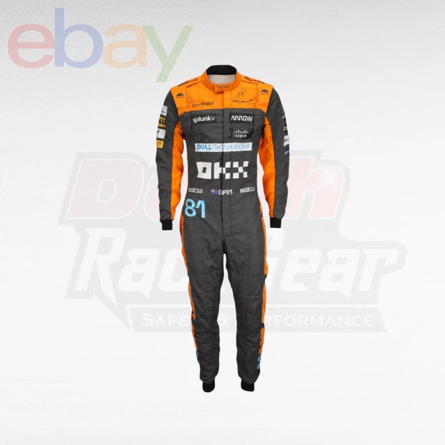 NEW OSCAR PIASTRI 2023 official Replica Race Suit Team McLaren F1 85.
