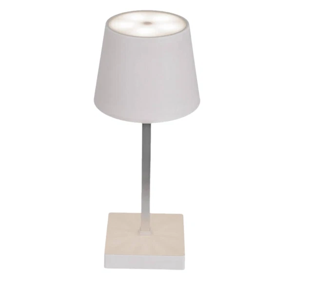 Lampada da Tavolo Touch 3 Intensita' LED Ricaricabile tipo Poldina Bar Hotel BIA
