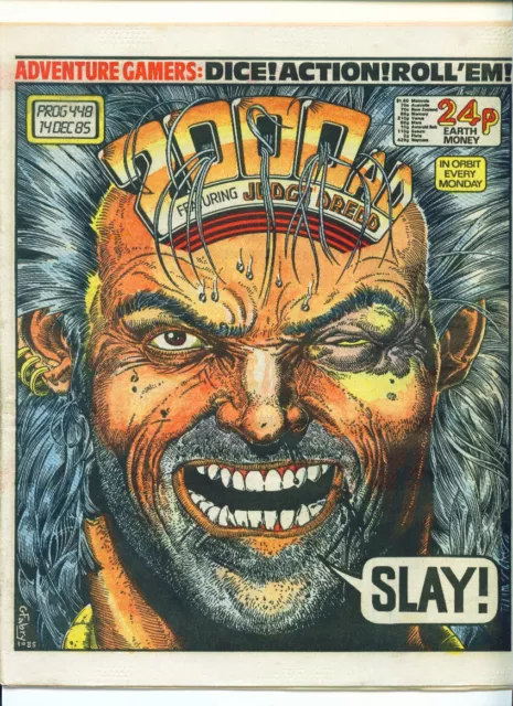 2000 AD • Issue #448 • Fleetway / IPC • 1985 • Slaine • Glenn Fabry