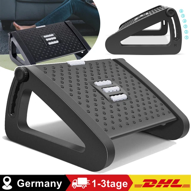 Fußstütze Schreibtisch Fußbank Fußablage für Zuhause Büro Ergonomisch Fußhocker