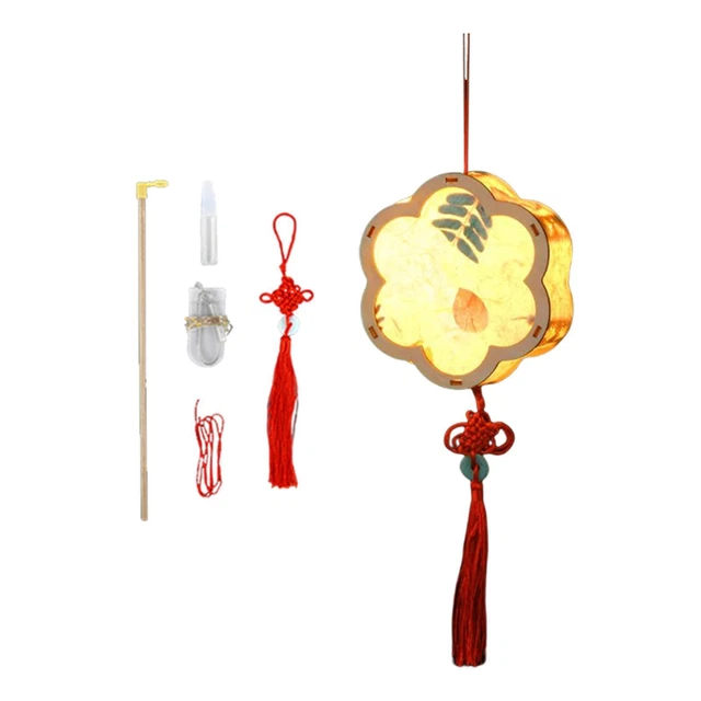 DIY Lantern Making Kit Prop Accessoires Party Lamp Home Ornement