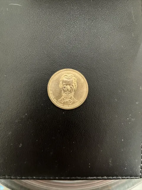 2010 P Rare Abraham Lincoln Dollar Gold Coin 1861-1865