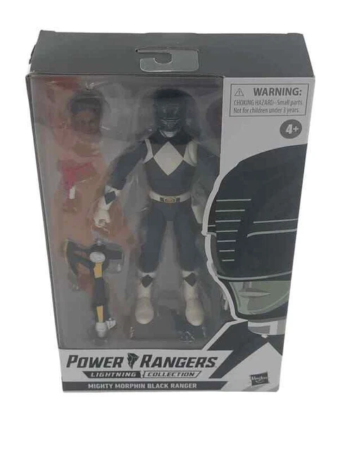 Figurine Power Rangers Lightning Collection - Ranger Noir In Space, Environ 15cm, Neuve Sous Blister