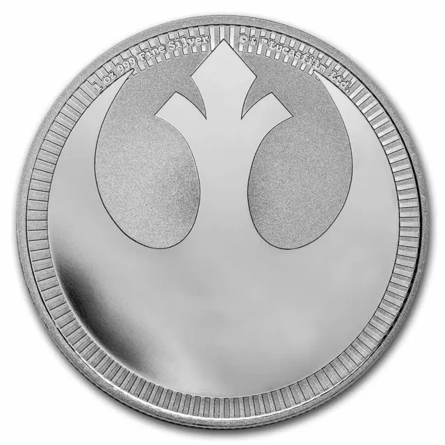 Niue 1 oz 999 Silber 2 $ 2022 Star Wars™ Rebel Alliance Silbermünze* BU *