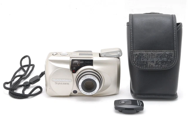 All Works [NEAR MINT w/Case] Olympus Stylus Zoom 160 35mm Film Camera JAPAN