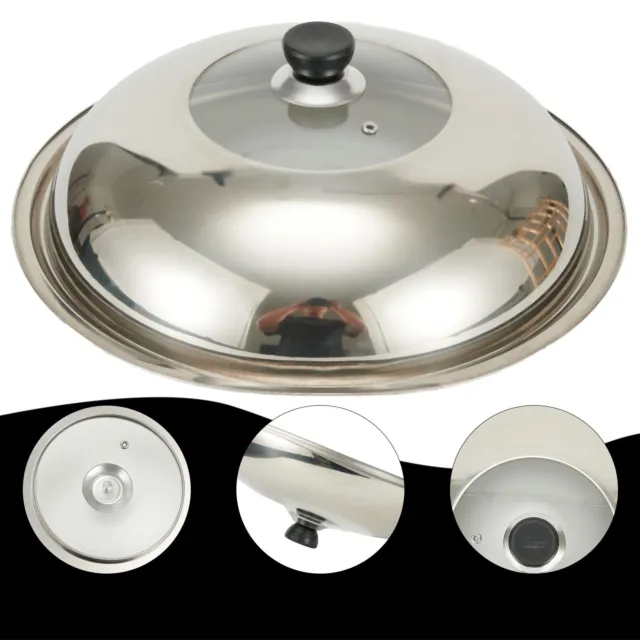 Copertura wok treppiede combinato di alta qualità mantenere il vapore durante la cottura