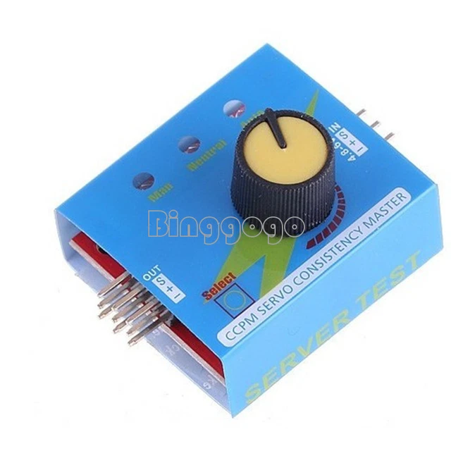 Multi Servo Tester 3CH ECS Consistency Speed Controler Power Channels CCPM