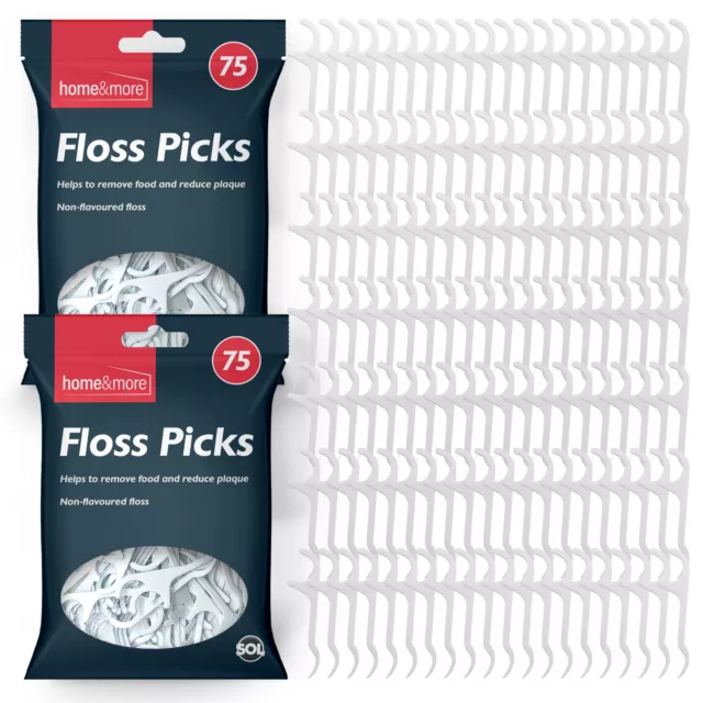 300pk Dental Floss Sticks | Interdental Tooth Harps Teeth Picks Oral Plaque Care