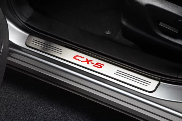 für Mazda CX-5 Zubehör Teile Edelstahl Car Schutz Einstiegsleisten  Aufkleber 19