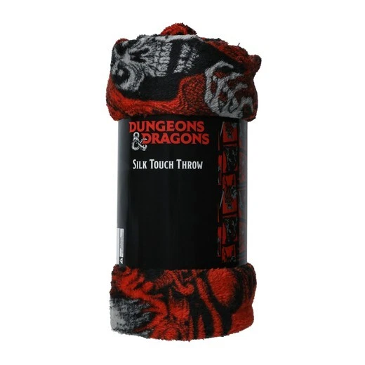silk touch throw blanket 40in x 50in - dungeons & dragons