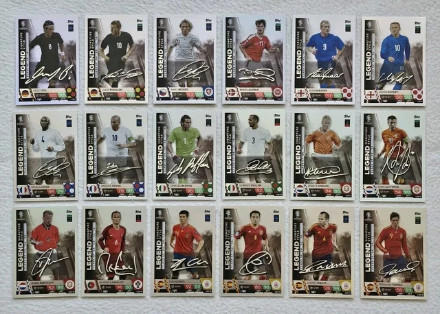 TOPPS MATCH ATTAX UEFA Euro 2024 style signature légende Andreas