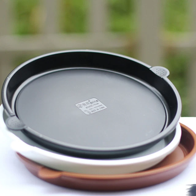 10 PCS Nursery Pots Tray Round Decorative Plants Drip Tray 2