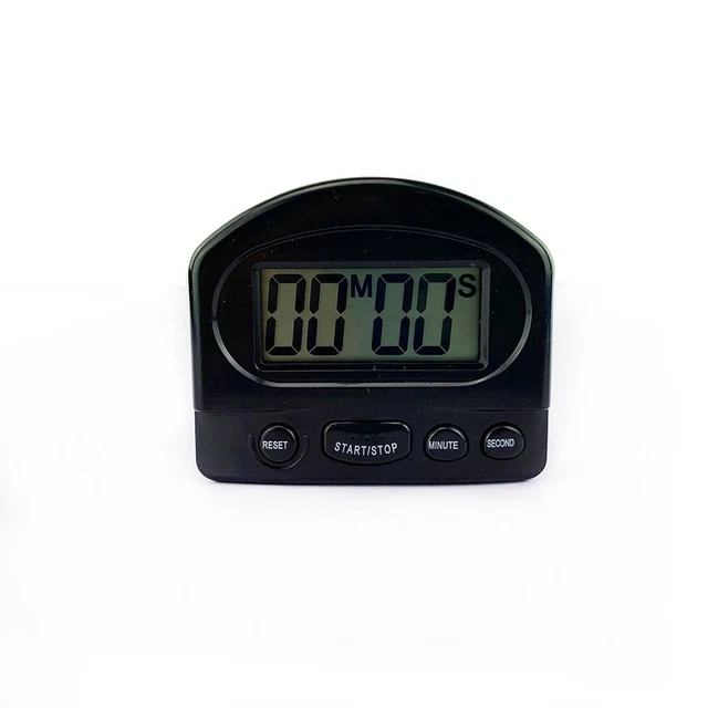 ABS ALARM CLOCK Energy Saving Stopwatch Digital Chronometer Multiple