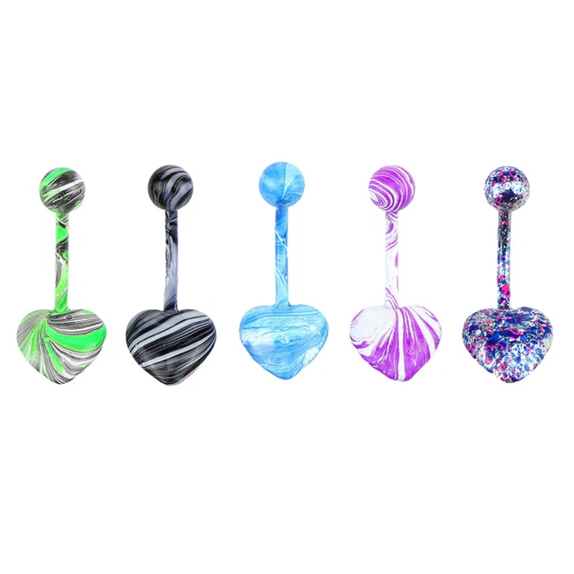 5 Cs Bauchstangen Aus Stahl Bauchnabelringe Bauchnabelleiste Schmuck