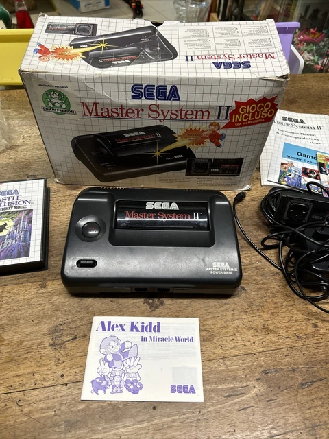 CONSOLE SEGA MASTER System 2 - BOX ISTRUZIONI 2 Giochi MODIFICA PER ...