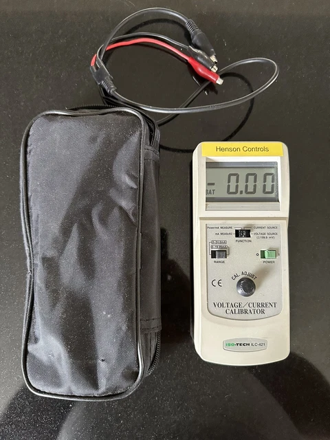 VOLTAGE/CURRENT CALIBRATOR ISO-TECH ILC-421 [0-24mA source & measure] £ ...