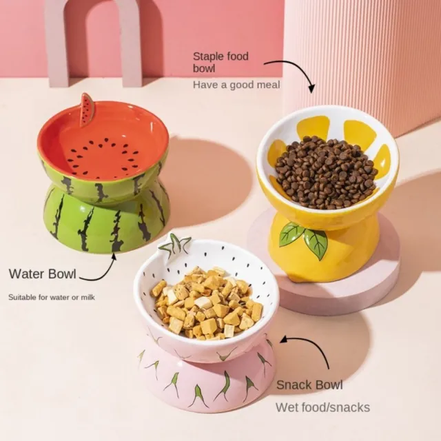 Céramique Bol d'eau de nourriture pour chat  L'alimentation des chats Chiens