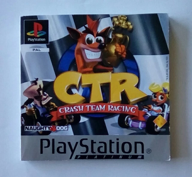 *INSTRUCTIONS ONLY CRASH Team Racing Bandicoot CT Manual Playstation