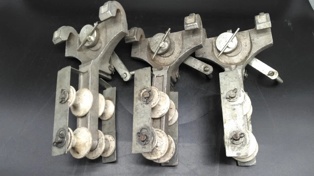 Lemco Tools #L-381 Multiple Cable Block 4-Way Block Bundle Lot of 3x